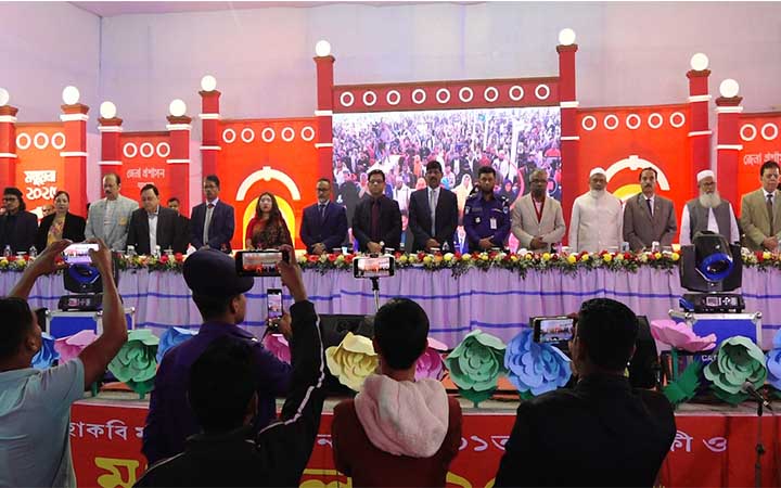 মাইকেল মধুসূদন দত্তের ২০১তম জন্মবার্ষিকীতে বর্ণাঢ্য আয়োজনে সাগরদাঁড়িতে সপ্তাহব্যাপী মধুমেলার উদ্বোধন